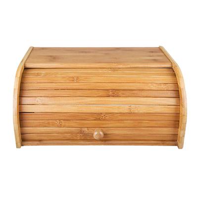 China Environmental protection natural kitchen countertop bread box viable large capacity for sale