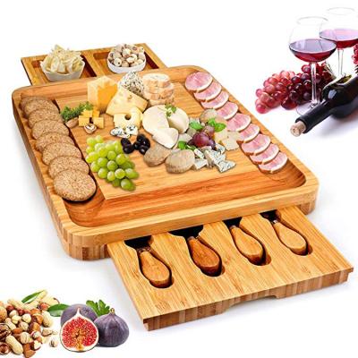 China Hidden Quality 2 Drawers Large Cheese Board for sale