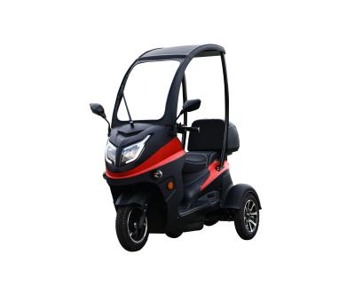 China Plastic Cabin Electric Passenger Closed Tricycles 800W Enclosed Electric Trike for sale