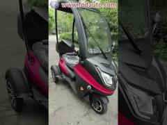 outdoors 3 wheels electric scooters 800W electric tricycle with EEC COC certification