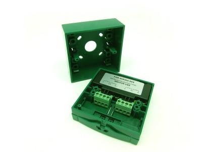 China Green Emergency manually operated call point , addressable and weatherproof for sale