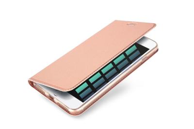 China Rose Gold Iphone 7 Plus Flip Cover , PU TPU Cell Phone Protective Cases for sale