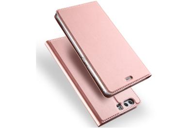 China Rose Gold PU Leather Huawei Phone Cases Card Holder Involved For Huawei P10 Plus for sale