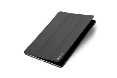 China Stylish Design Black IPad Protective Case Synthetic Leather Ipad Smart Case for sale