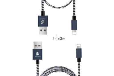 中国 100cm 20cmの青のIPhone電光ケーブル速い充満データ転送USB 2.0 販売のため