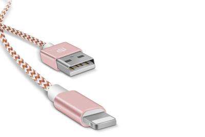 中国 8つのPin Iphone USB電光ケーブルのピンクのデータ転送SYNC速い充満100cm 20cm長さ 販売のため