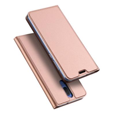 China Fashionable PU Leather Huawei Mate 10 Lite Cover Rose Gold Magnets Available for sale