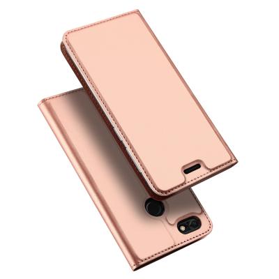 Κίνα Τηλεφωνικές περιπτώσεις δέρματος Huawei P9 Lite οι μίνι αυξήθηκαν χρυσές τηλεφωνικές περιπτώσεις Huawei Y6 χρώματος προς πώληση