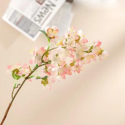 China Artificial Silk Cherry Blossom Branches Artificial Flowers Sakura Flowers For Decoration from Silk+plastice KYK for sale