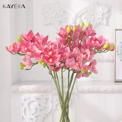 China Wholesale High Quality KYK Chinese Factory Real Touch Artificial Flowers Orchid Flower For Party Wedding Home Decoration for sale