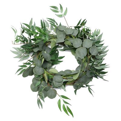 China Hot Sell Wedding Decoration Amazon Wholesale Eucalyptus Vine Flowers Outdoor Artificial Garland For Home Wedding Decoration for sale