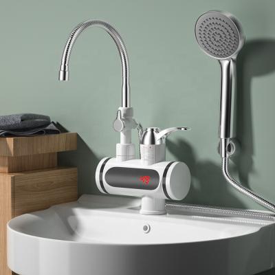 China Hot-selling Hotel 3000W Down Hole Heating Single Kitchen Faucets Electric Faucet for sale