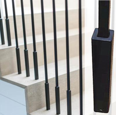 China OUYA 2021 Modern Hot Series Indoor Decorative Staircase Metal Black Balusters for sale