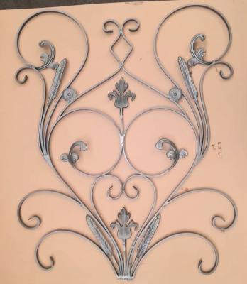 China Modern High Quality Decorative Wrought Iron Balcony Fencing Parts for sale