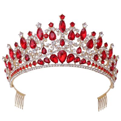 China Wedding Luxury Princess Tiaras Crowns Prom Pageant Crystal Bride Wedding Bridal Jewelry Accessories New Fashion Headdress 2022 for sale