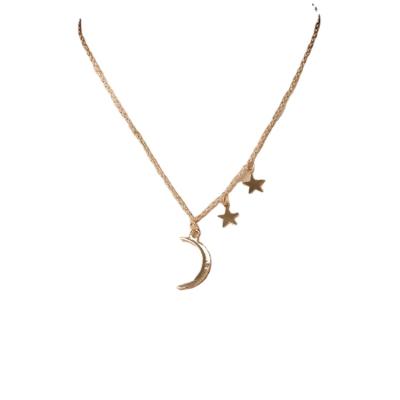 China 2021 FASHIONABLE hot selling charm pendant necklace my moon and stars necklace for sale