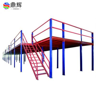 China Heavy Duty Industrial Storage Warehouse Racks Pallet Racking Systems Attic Loft Mezzanine Floor Platforms Customizable for sale