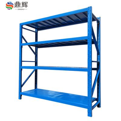 China Warehouse Shelves Floor Household Display Storage Rack Heavy Duty Iron Multi-Layer Thick Bearing Frame L-Q002 for sale