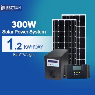 China Home use 300W system/JX good power generator/2014New solar power 300W solar portable system for sale