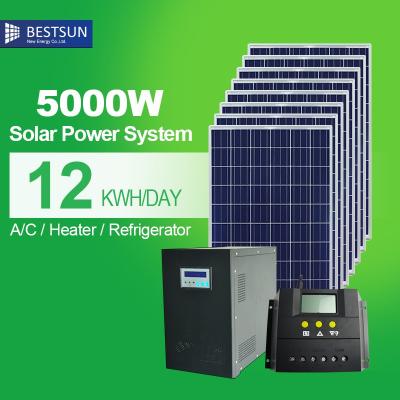 China BESTSUN Home Residence 5KW Power Solar Inverter System for sale