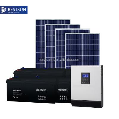 China Home Off Grid Power System 5kw Solar Generator BPS-4000M BESTSUN Solar System for sale