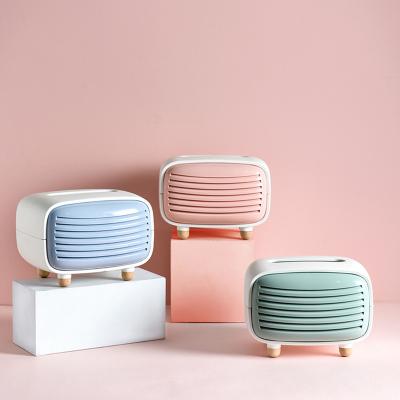 China Home Office Eco-friendly Cute Restaurant Container Box Mini Radio Stand Tissue Paper Desktop Multifunctional Storage Box for sale