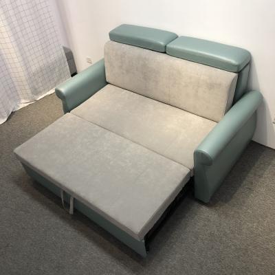 China Foldable Customized Leather Sofa Bed Reasonable Price Home Furniture Folding Pull Out Sleeper 3 Seat Sofa Bed for sale