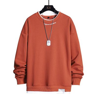 China High Quality Oversized Fashion Anti-wrinkle Drop Shoulder Plain Sweatshirt Custom Men's Sweatshirt for sale