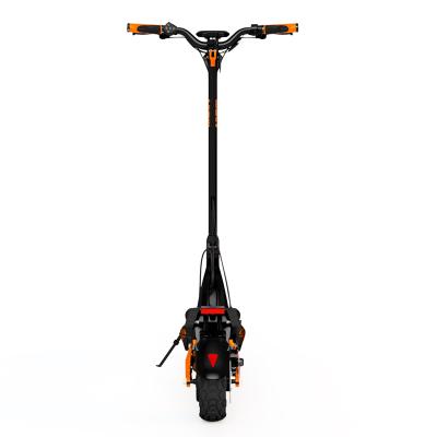 China ODM 600W 1000W 48V Unisex Folding ODM 600W 1000W 48V Dual Handle Scooter OEM Vchains v9 Fixed Tire Offroad Electric Scooter Orange Drive for sale