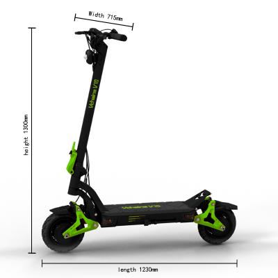 China v10 unisex vchains fixed city tire electric scooter green OEM ODM 500w 600w 100w 52v 23Ah for sale