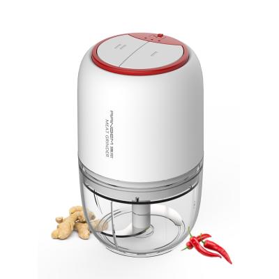 China Household Ranbem 216d Rechargeable Electric Chopper Stainless Steel Blade Multi Function Food Chopper Mini Electric Chopper for sale