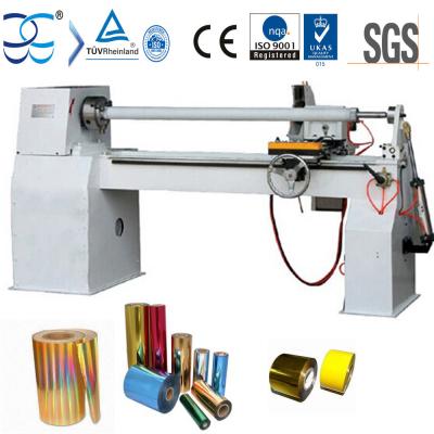 China Hot stamping foil cutting roll semi automatic hot stamping foil cutting machine with good price and high efficiency for sale