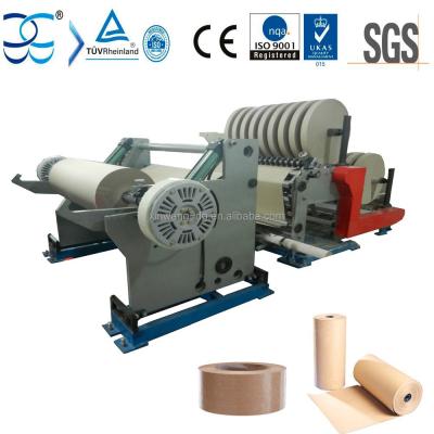 China Slitter Rewinder , Slit Kraft Paper Slitter Jumbo Kraft Paper Roll Machine For Paper for sale