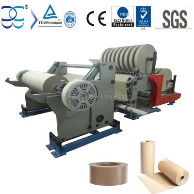 China Kraft Paper Craft Paper Roll Jumbo Slicing Slicing and Slitting Machine, Paper Rolls Slicer for sale