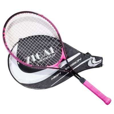 China Aluminum Customizable Model Aluminum Alloy High Quality Tennis Racket for sale