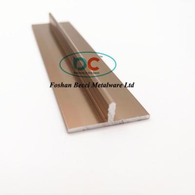 China High-corrosion resistance T slot extrusion aluminum profile PVC T profile flexible edge banding aluminum profiles for sale