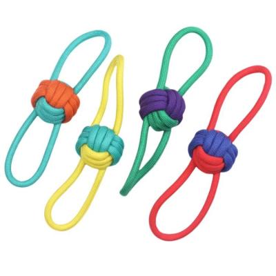 China Sustainable Manufacture Wholesale Pet Supplies Amazon Hot Selling Pet Cotton Rope Toy for sale