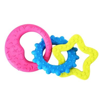 China Viable Puppies Dog Teethers Ring Bone Puppy Dog Training Molar Chew Toy for sale