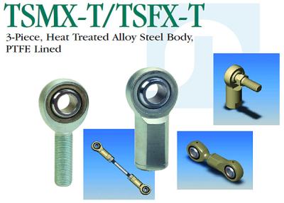 中国 TSMX - T / TSFX - T 精密ステンレス鋼ボールジョイントストッド末端 3 片 PTFE コーティング 販売のため