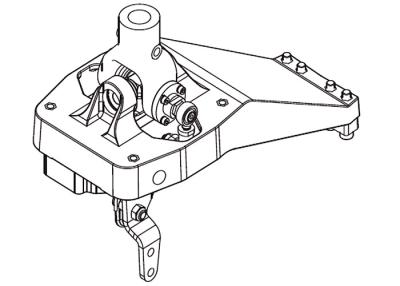 China Aluminum / Plastic Manual Transmission Shifter 923 Series Transmission Control Valve for sale