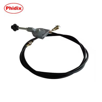 China Hand Throttle Push Pull Cable Control Lever Universal Mechanical Hand Control Lever for sale