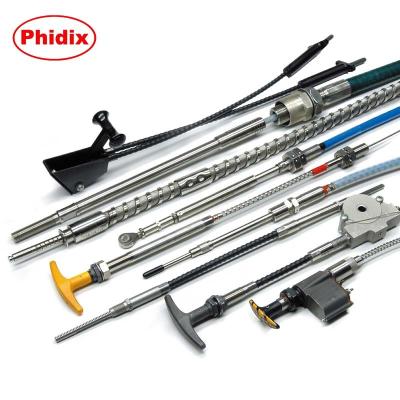 China Push-Pull en Pull-Only Custom Assemblies Performance Control Cable Assembly Te koop