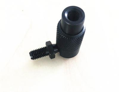 China Knurled Finish Carbon Steel Ball Joint Female Quick Release Socket Blackening Treatment for sale