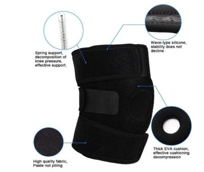 China Convenient outdoor knee pad with spring for jogging in aerobics, basketball, soccer, etc. for sale