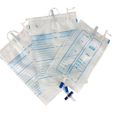 China 2000ml convenient urine collection bags, urine bag, medical urine bag for collecting urine for sale