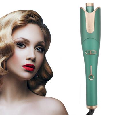 China Hair Curler Rotate Two-Way Rotating Electric LCD Digital Hair Curlers Big Rollers Automatic Magic Wand Wavy Wireless Hair Curlers for sale