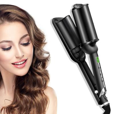 China 2022 Home Use Fast Heating Hair Curler Ceramic Coating Electric Hair Curling Iron And Home Salon Customized for sale