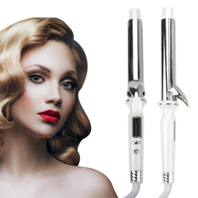 China Salon & Home Wholesales 1 Inch Curling Curling Iron 25mm Professional Ceramic Tourmaline Ceramic Coating Hair Curling Iron Curling Wand for sale