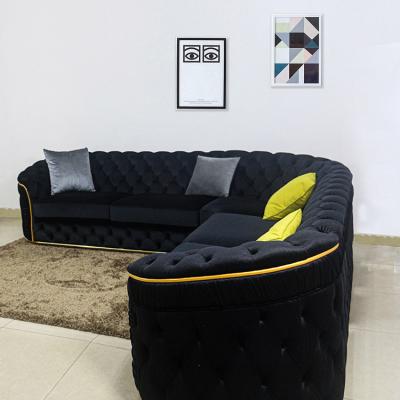 China Sofa Lounge Sectional Leather L Shaped Sofa (Other) Modern Design Furniture Adjustable Luxury Corner Sets for sale