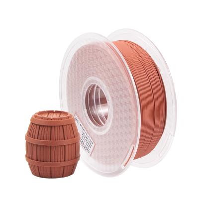 China iSANMATE 3D Printer Filament 20% Strong Red Wood Powder 3d Wood Printer Filament Wood Filament 1.75mm Hardness Pla Filament 1.75mm for sale